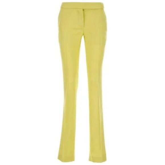 NWT Stella McCartney Low Waist Slin Pants in Citrus Size IT38/US2-4 - Picture 1 of 17